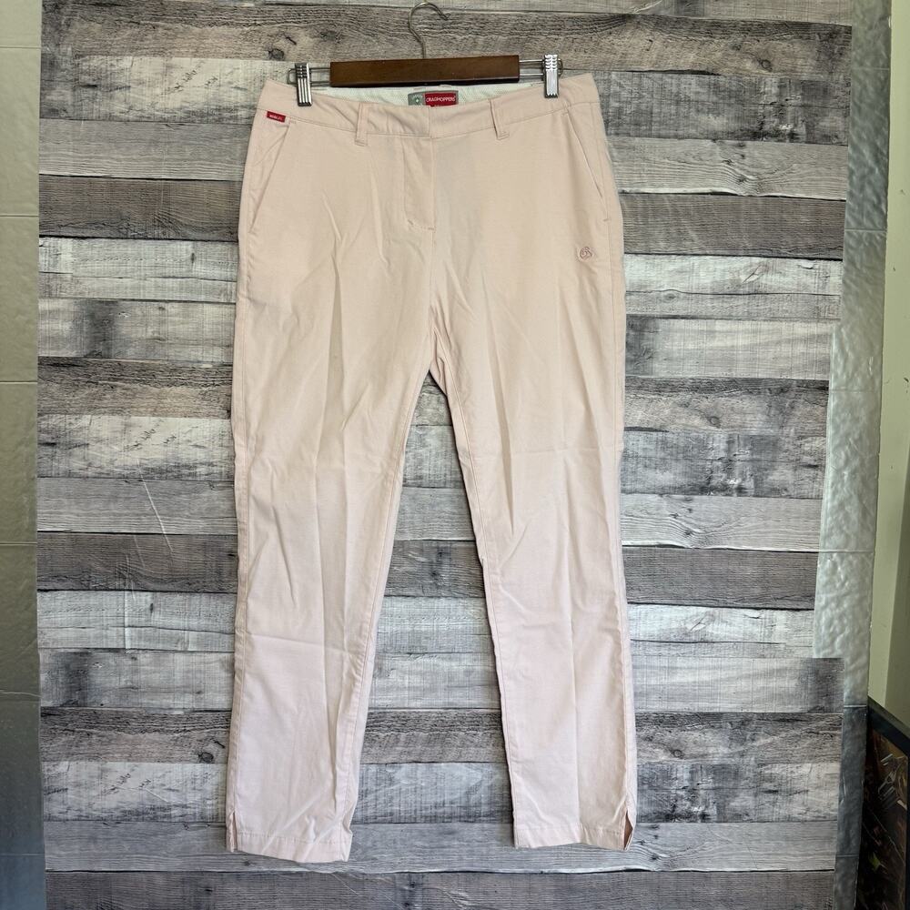 Craghoppers Women's Ankle Pants Trousers Size 8 Insent Shield Hiking Pink